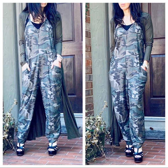 ✨LAST ONE✨Camouflage tank jumpsuit - Picture 4 of 7
